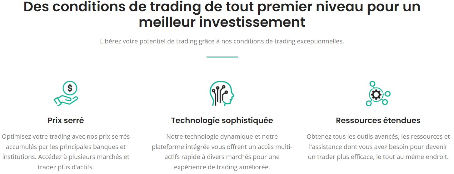Geendax conditions commerciales