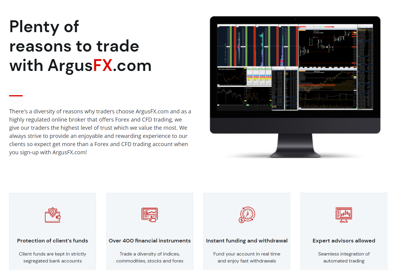 ArgusFX: avantages et objectifs