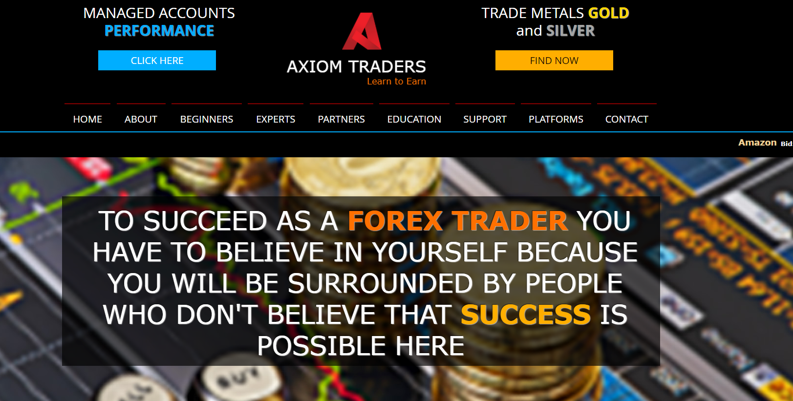 Axiom Traders − escroc ou courtier honnête?