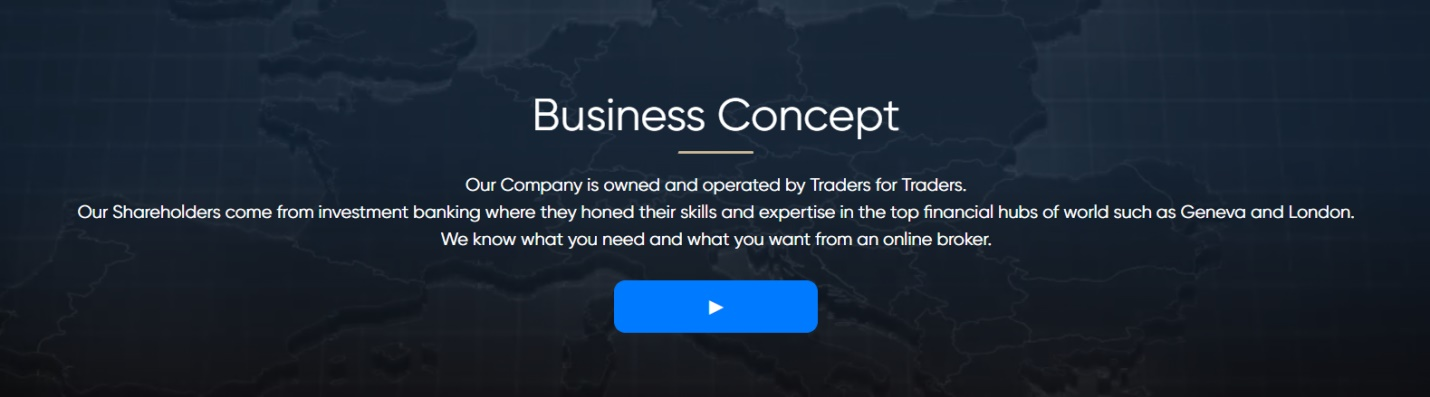 Concept d'entreprise Trio Marchés