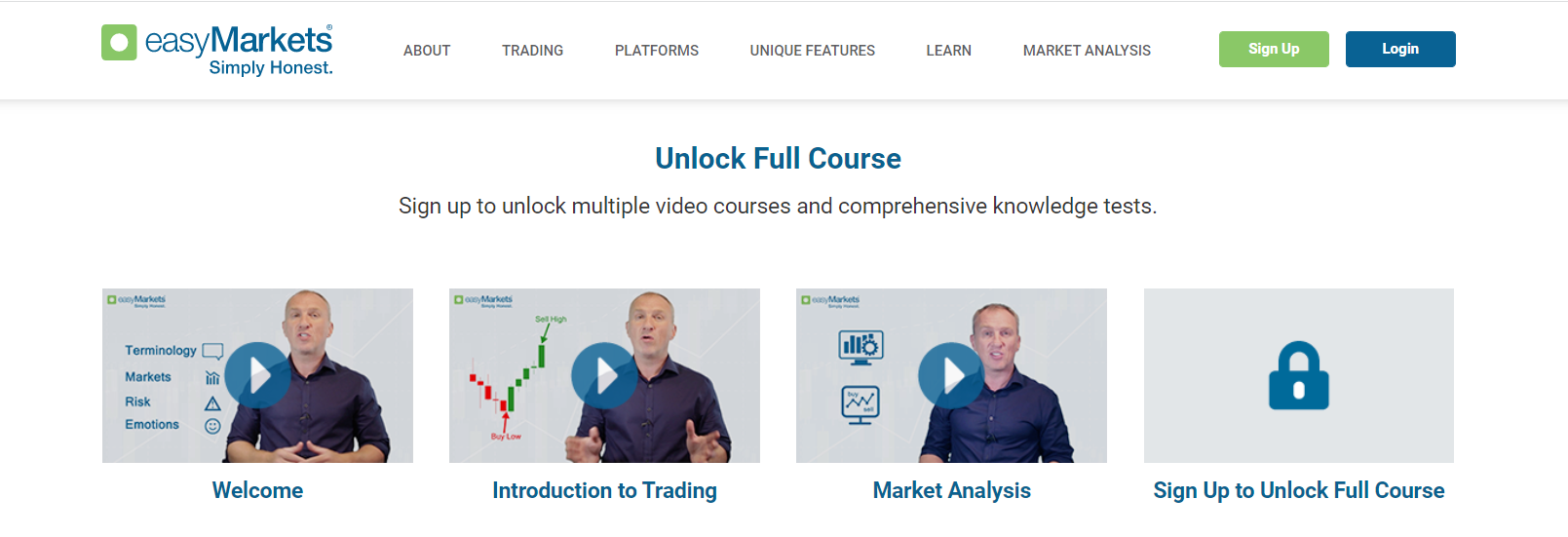 Plateformes commerciales EasyMarkets