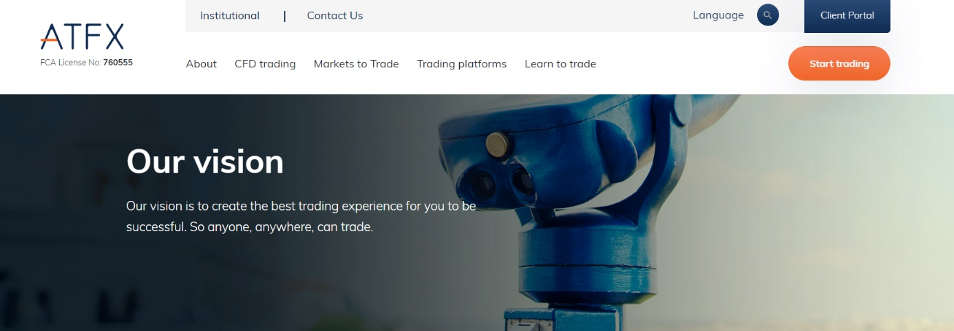 Avantages de la société ATFX