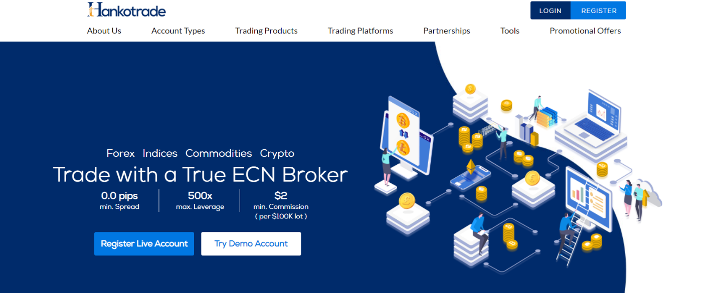 Hankotrade: conditions et tarifs