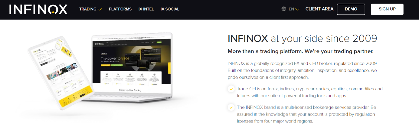 Caractéristiques des plateformes INFINOX