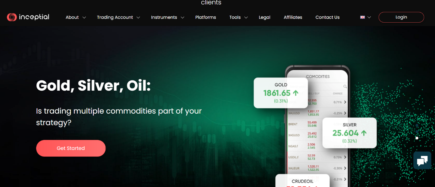 Fonctionnalités du courtier Inceptial