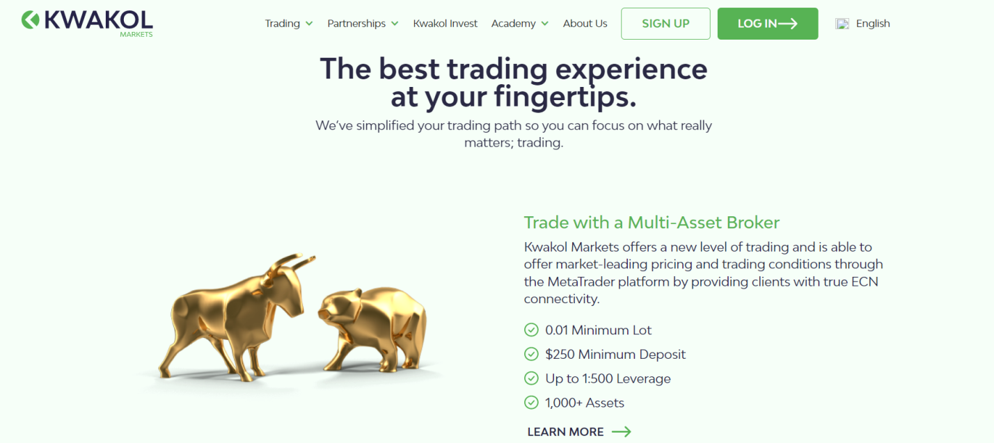 Conditions commerciales de Kwakol Markets