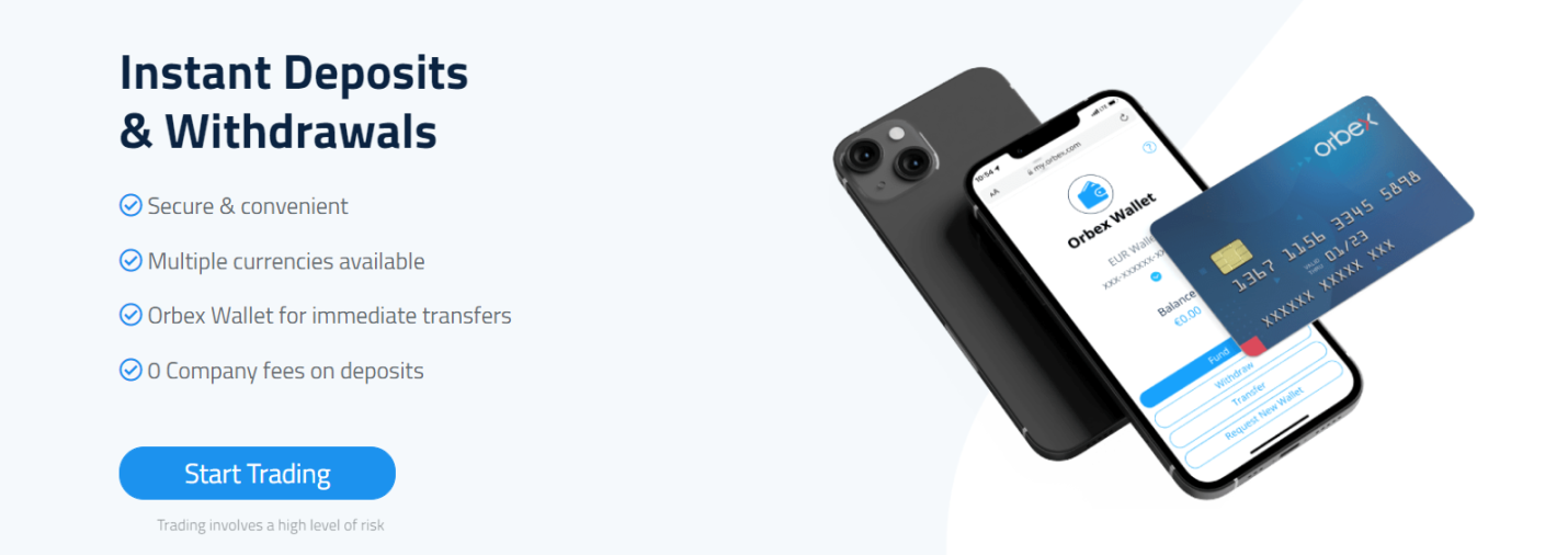 Avantages du courtier Orbex
