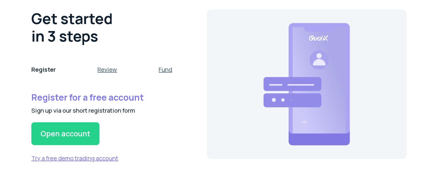 Caractéristiques du courtier OvalX