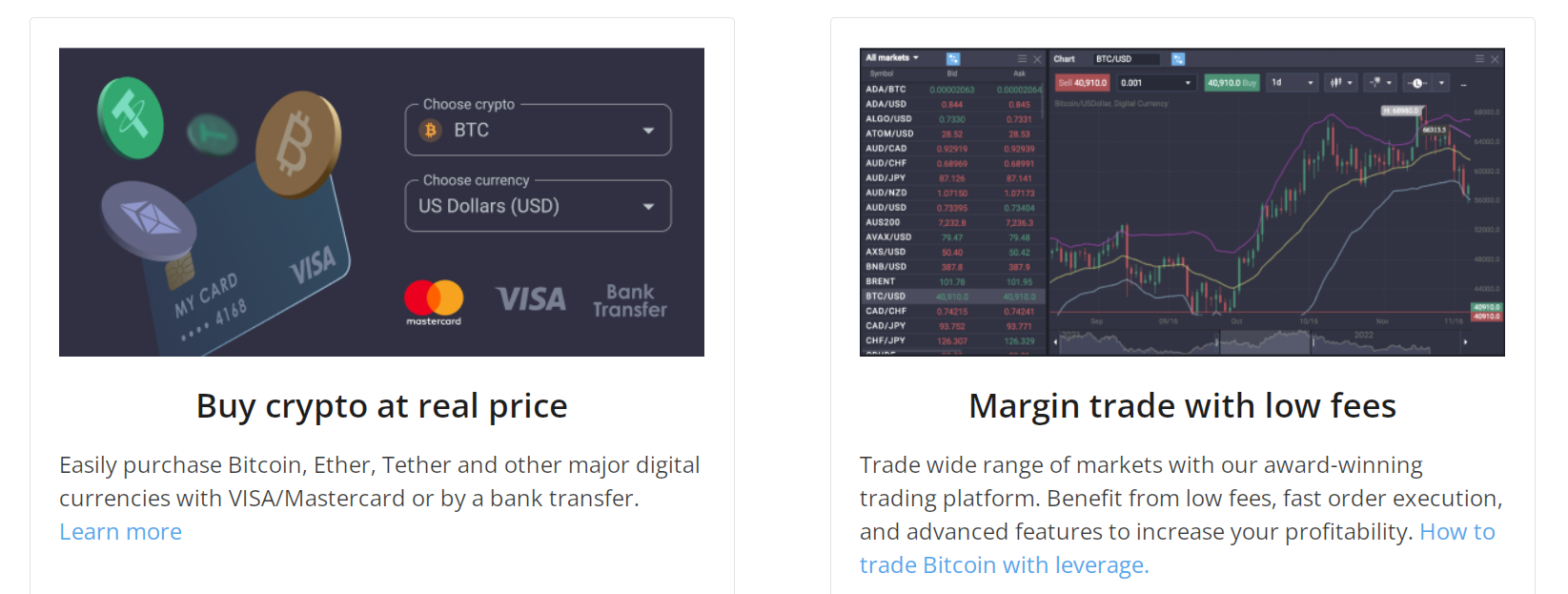 Caractéristiques de la société PrimeXBT