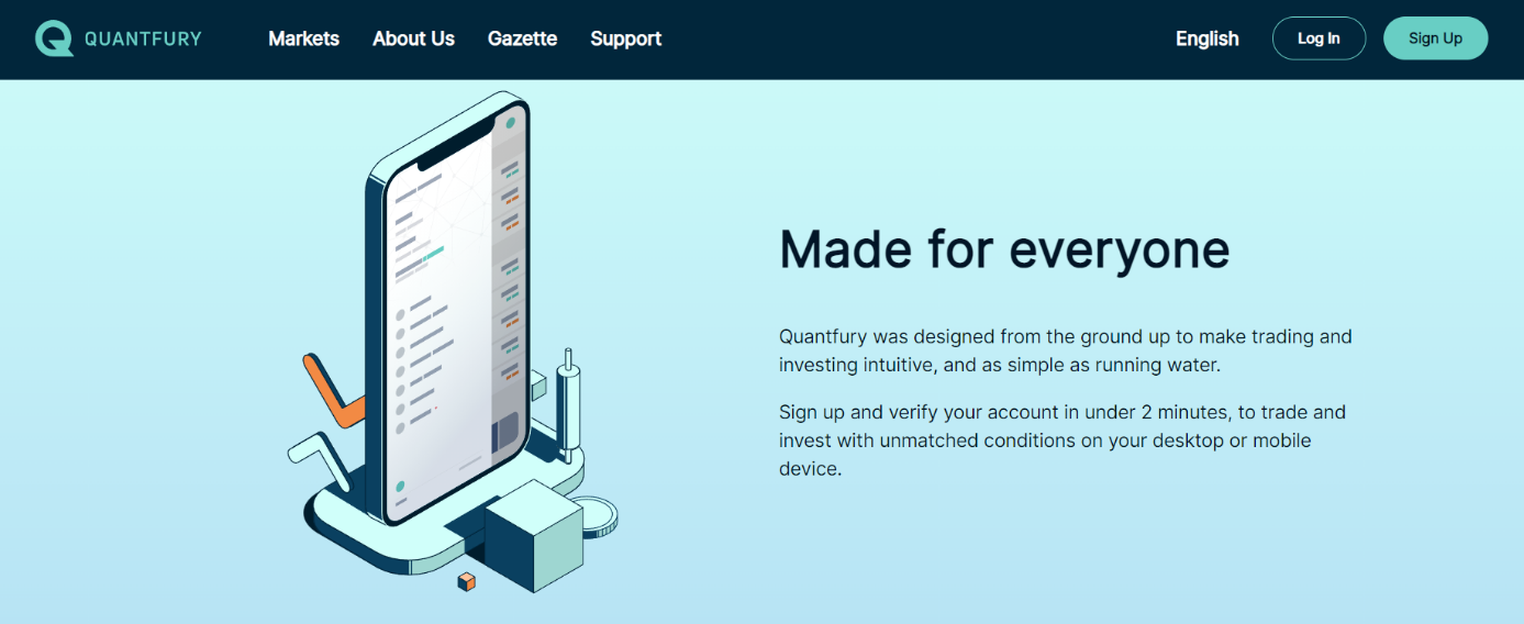 Examen du courtier Quantfury