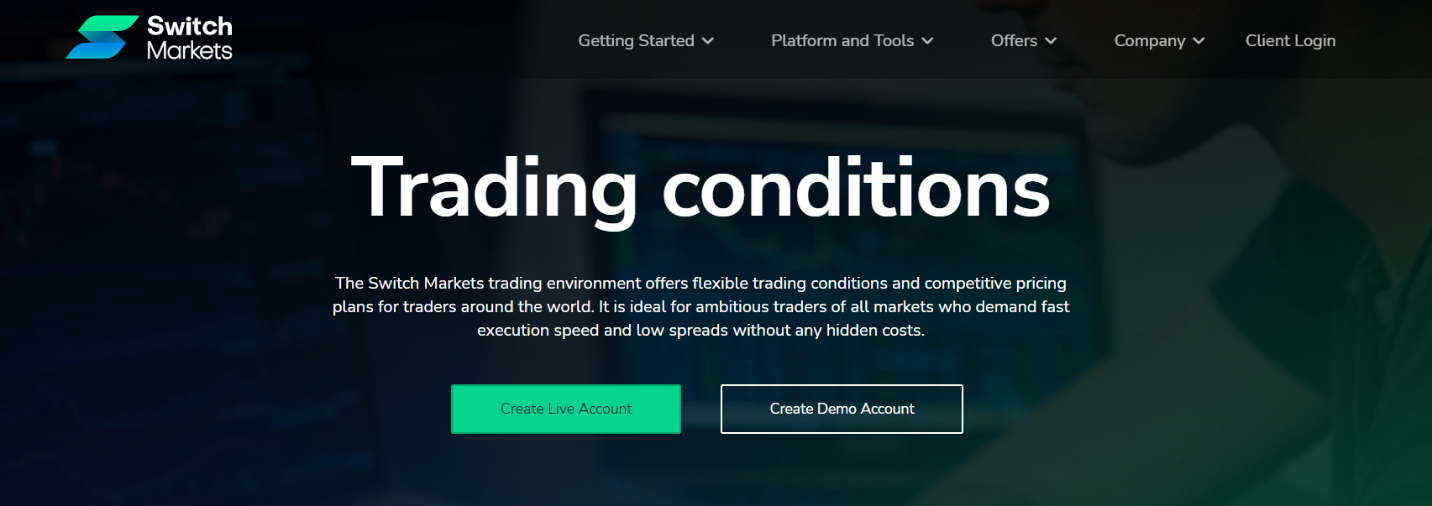 Conditions commerciales Switch Markets