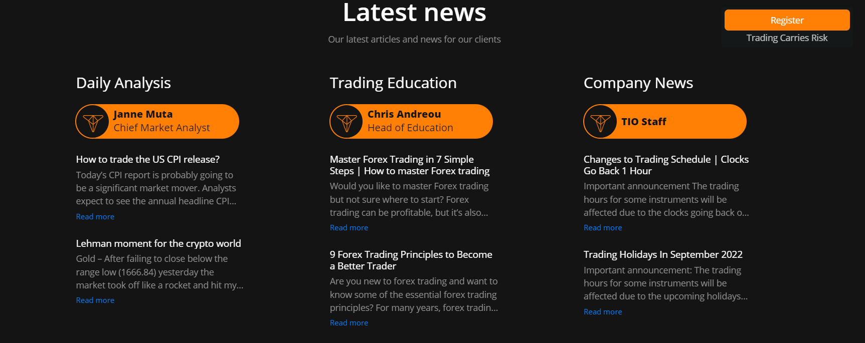 TIO Markets: retrait