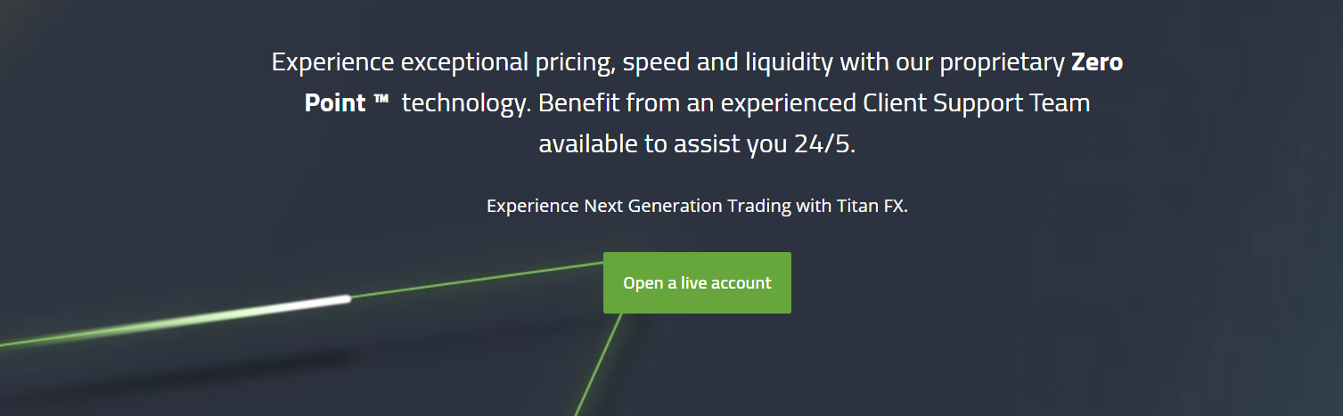 Caractéristiques du projet Titan FX