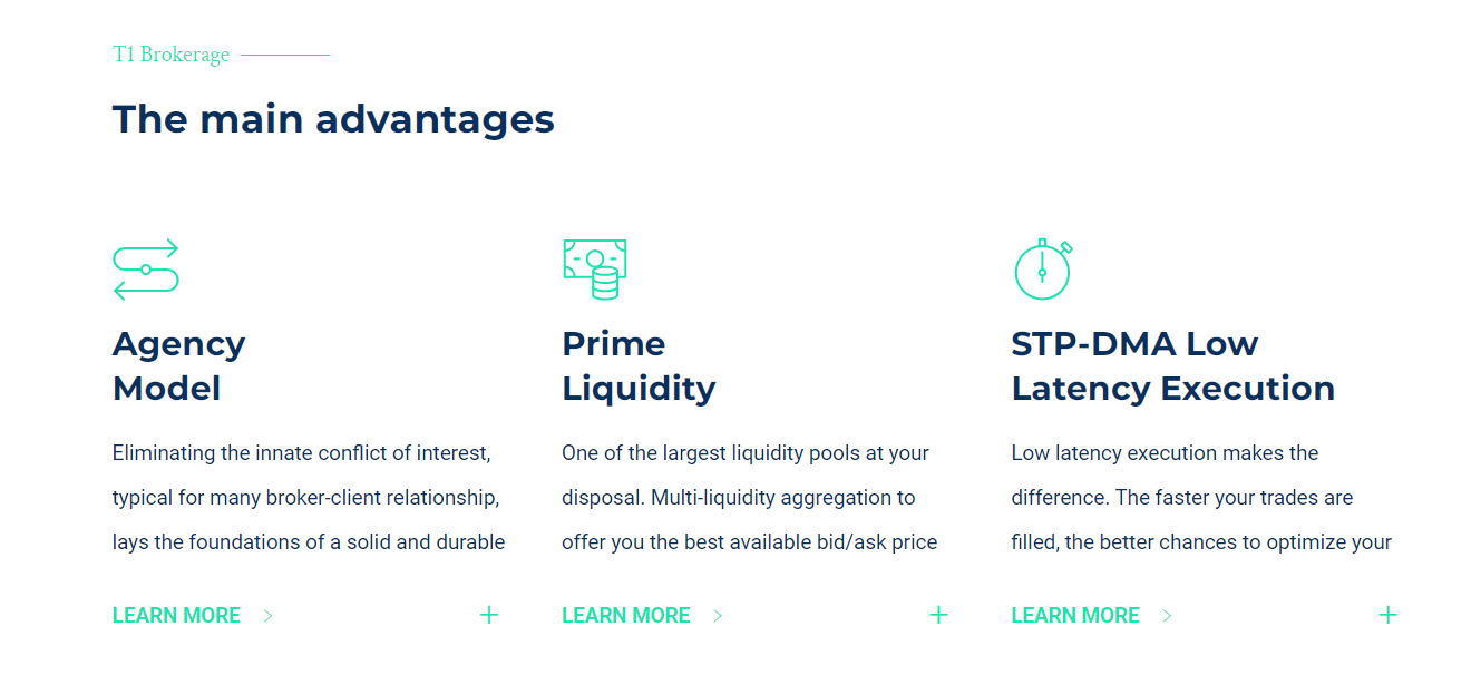 Comptes de trading Tier1FX