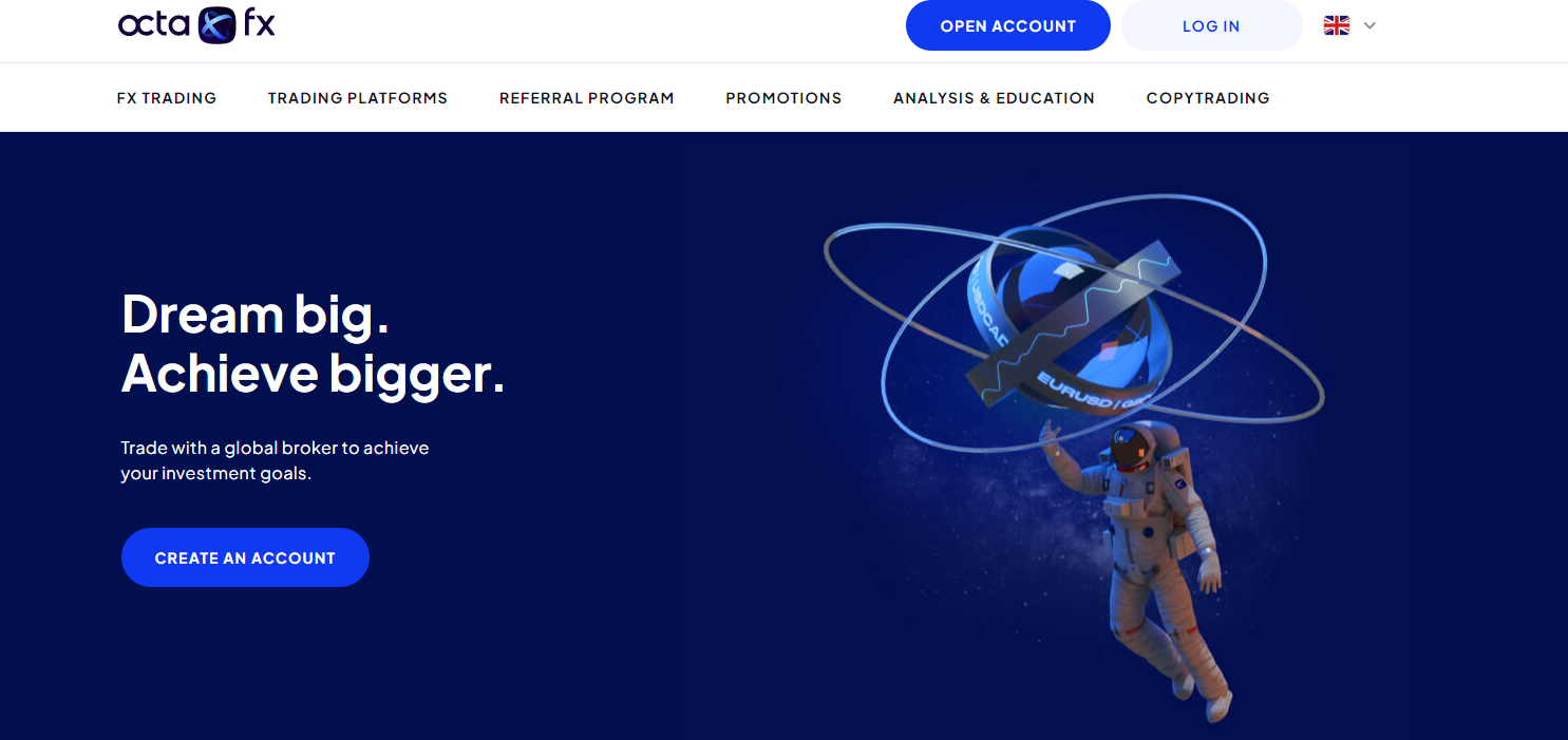 OctaFX : conditions et plateformes 