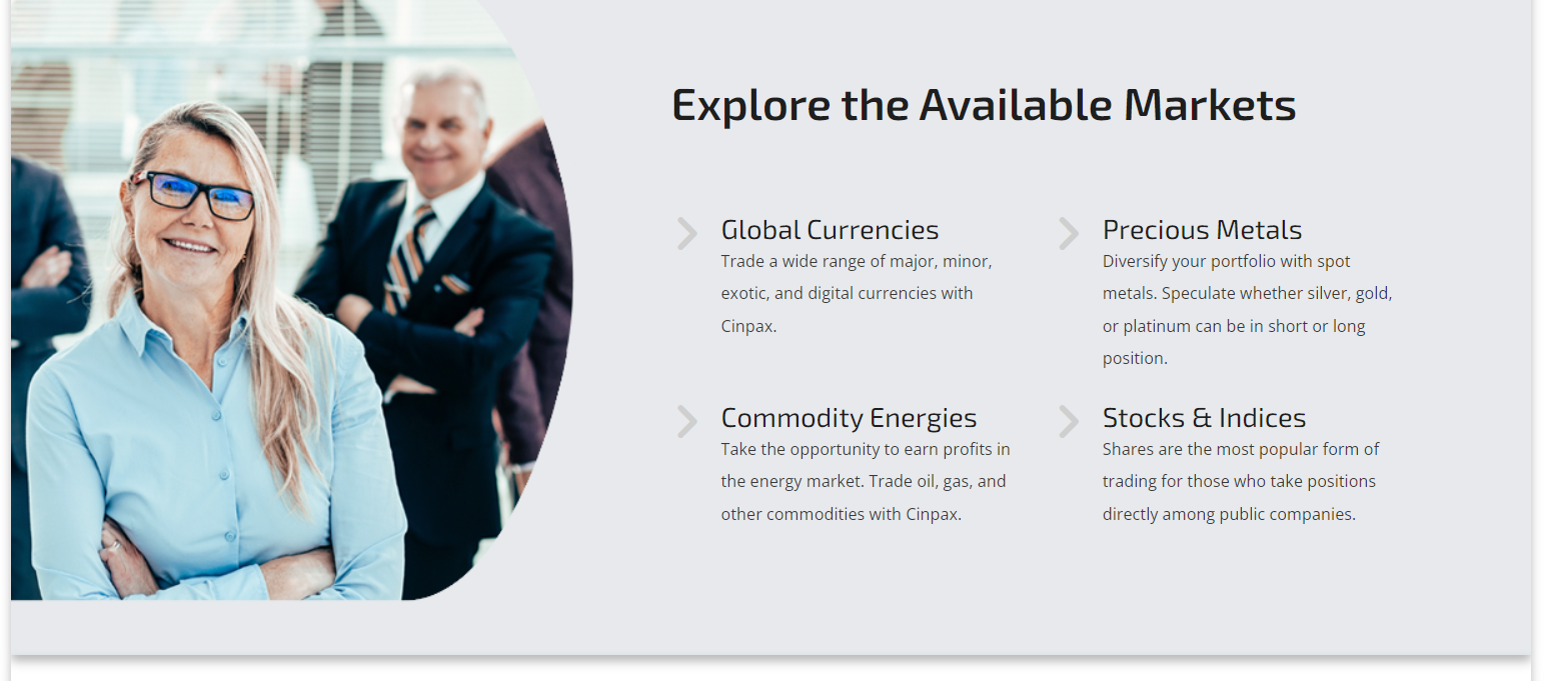 Analyse de la société Cinpax