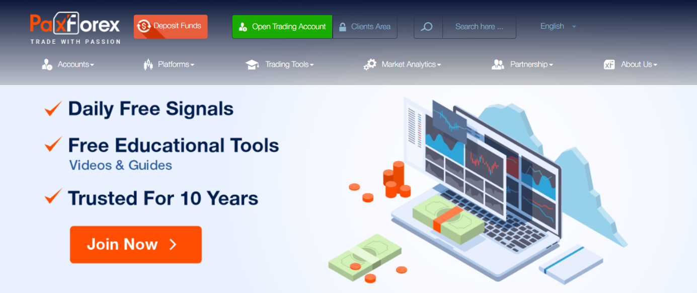 Négocier avec PaxForex