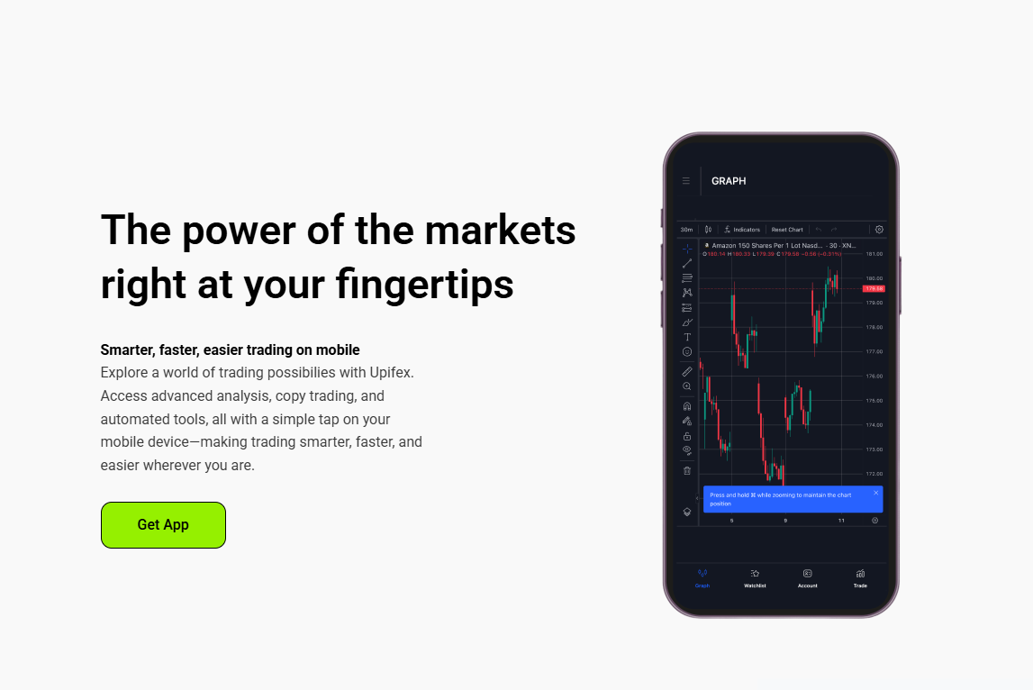 Plateforme de trading Upifex
