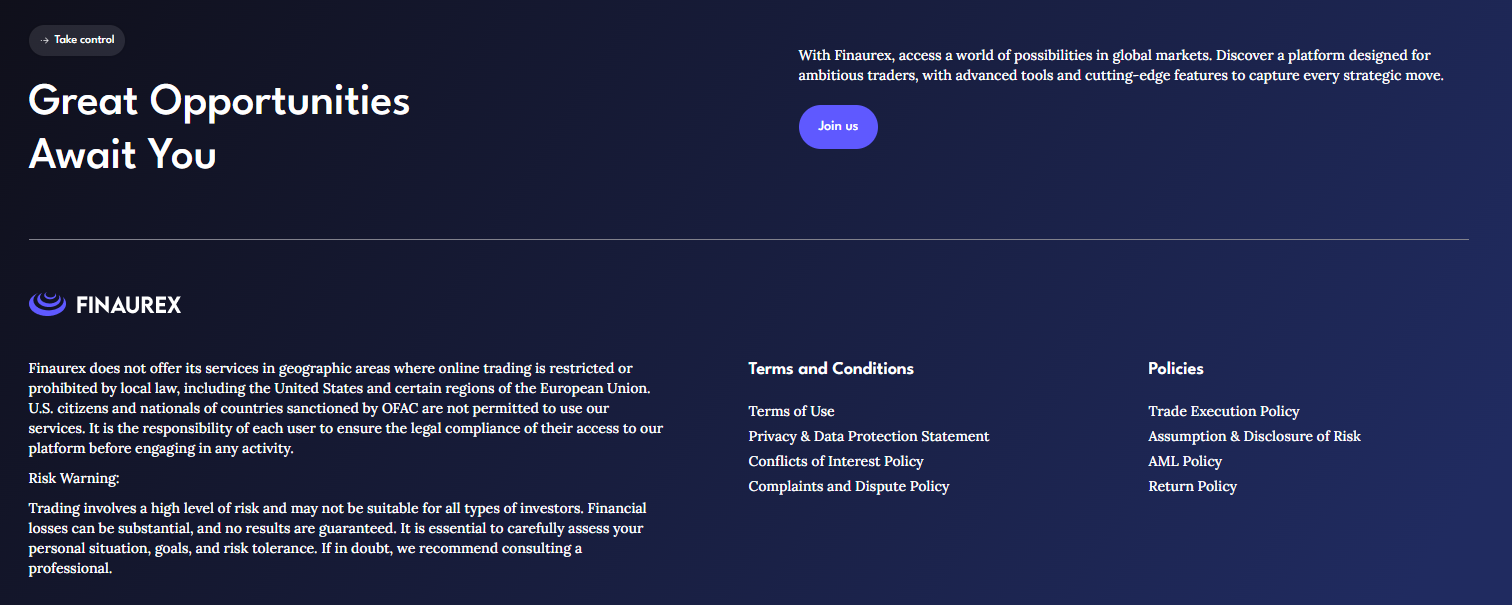 about the company finaurex 