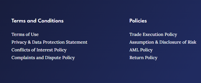 customer service policy and documentation